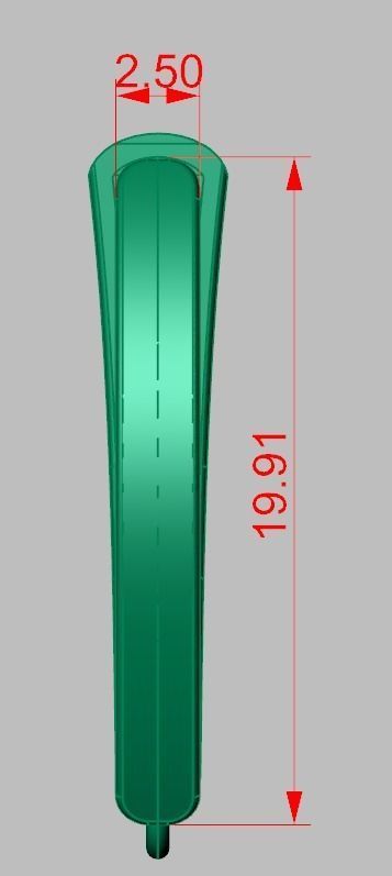 Earring 3D model 3D printable model 0136-11 3D print model_22