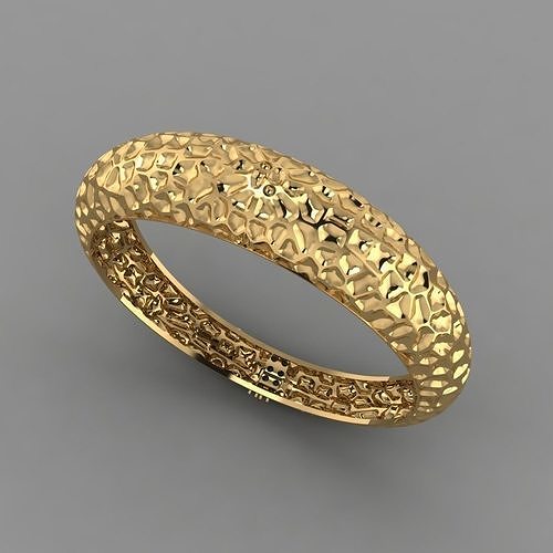 Stylish gold  bracelet  Jewellery For Women 3D print model