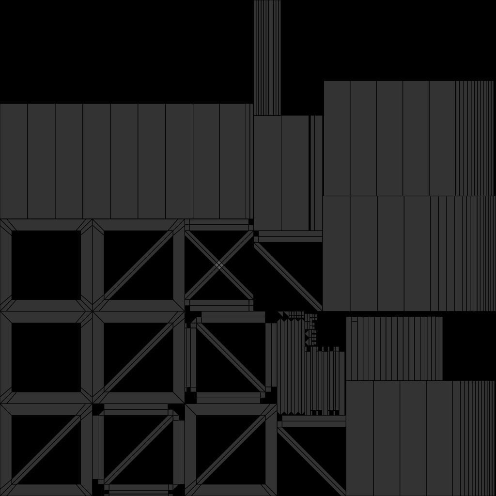 Wooden Game Box Low-poly 3D model_9