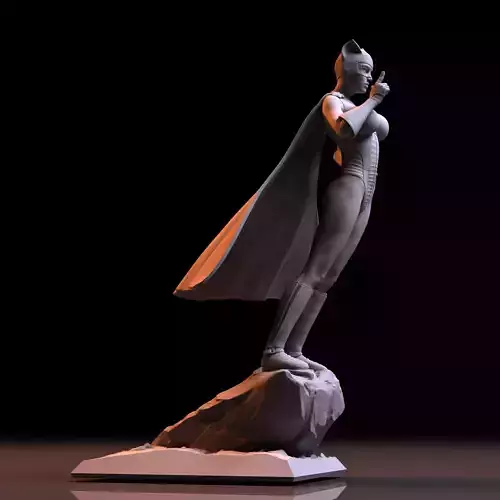 Catwoman batgirl statue