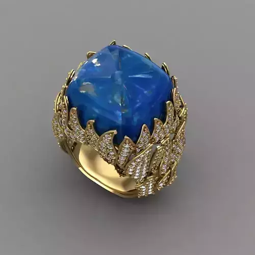 fire style Diamond ring  Jewellery For Women