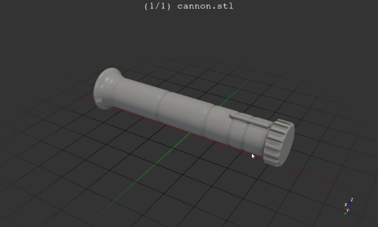 brawlhalla cannon of Isaiah 3D print model_28