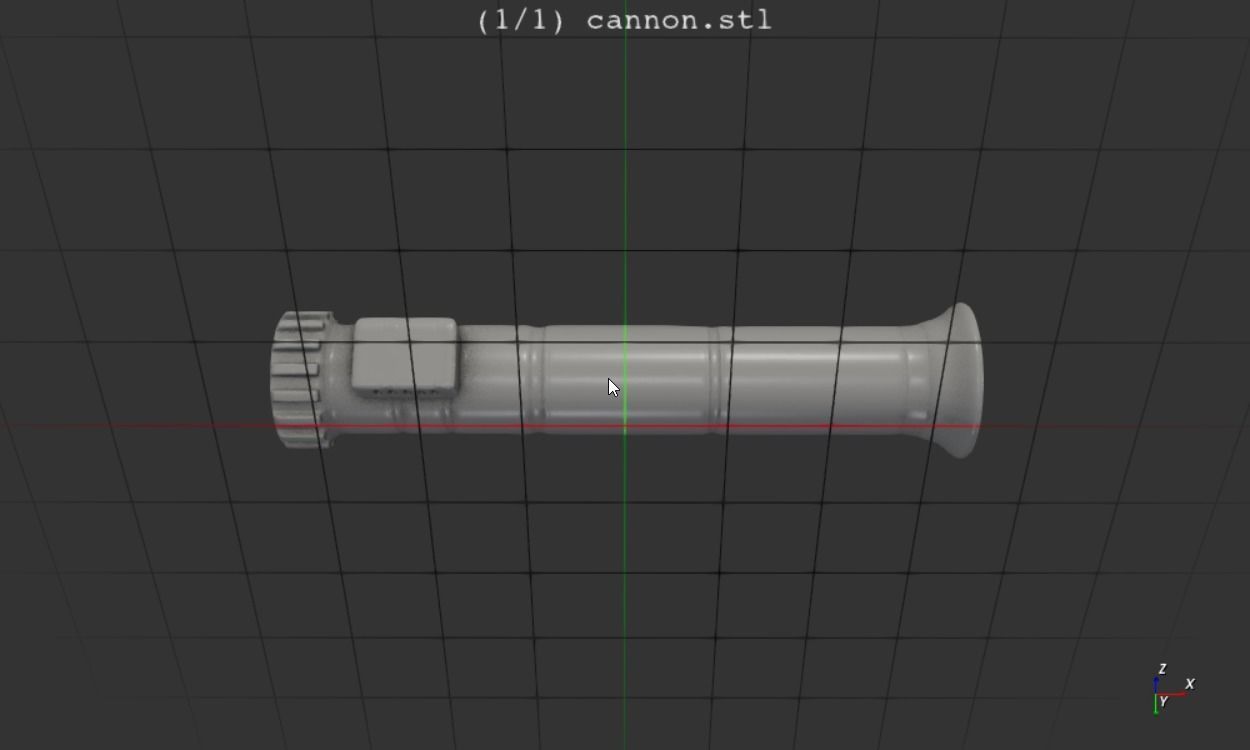 brawlhalla cannon of Isaiah 3D print model_23