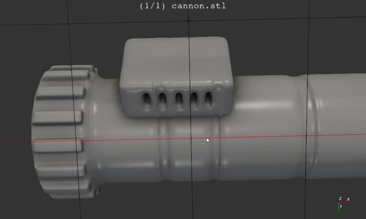 brawlhalla cannon of Isaiah 3D print model_3