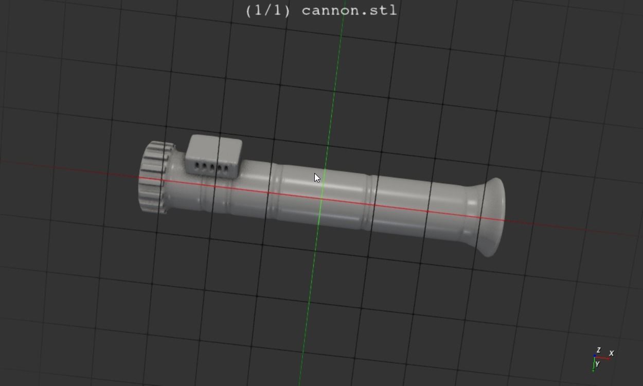 brawlhalla cannon of Isaiah 3D print model_22