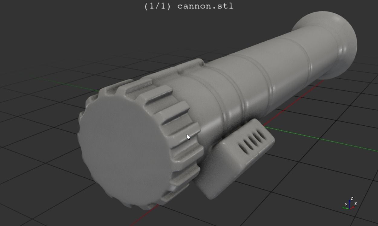 brawlhalla cannon of Isaiah 3D print model_41