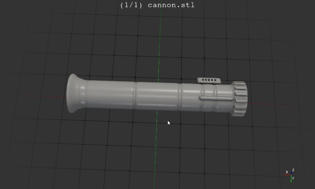 brawlhalla cannon of Isaiah 3D print model_4