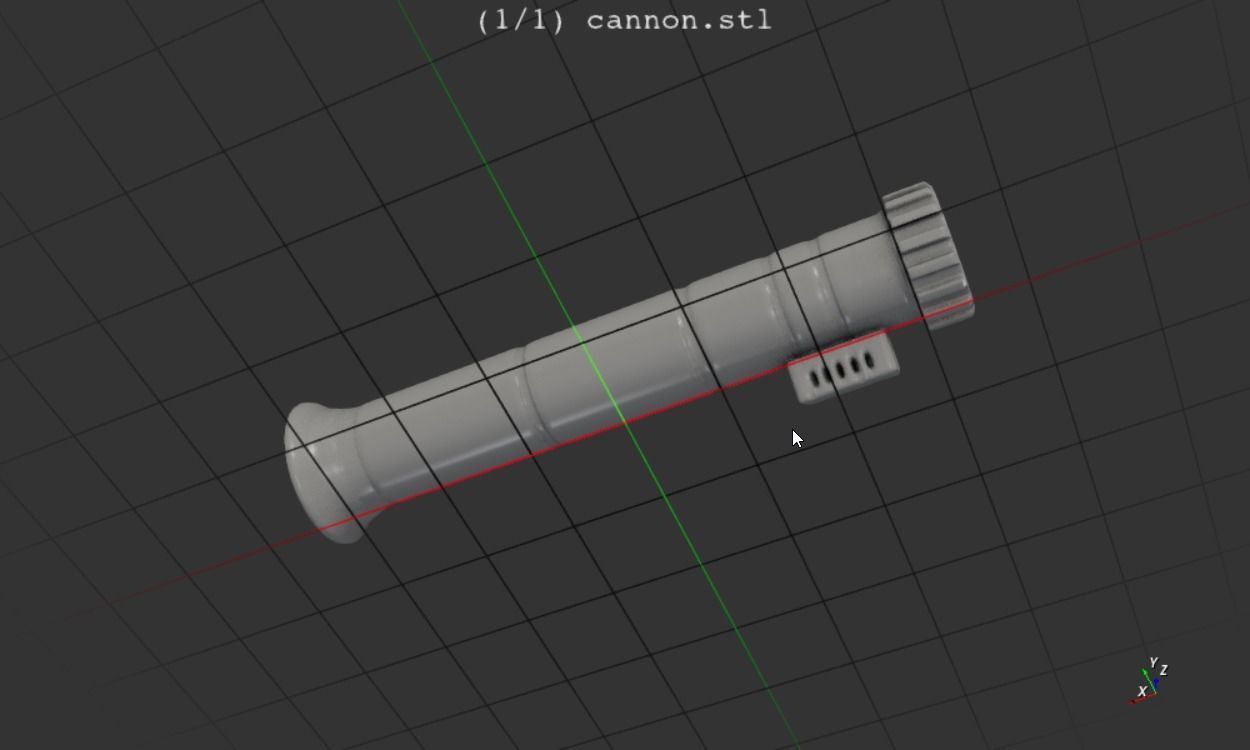 brawlhalla cannon of Isaiah 3D print model_7