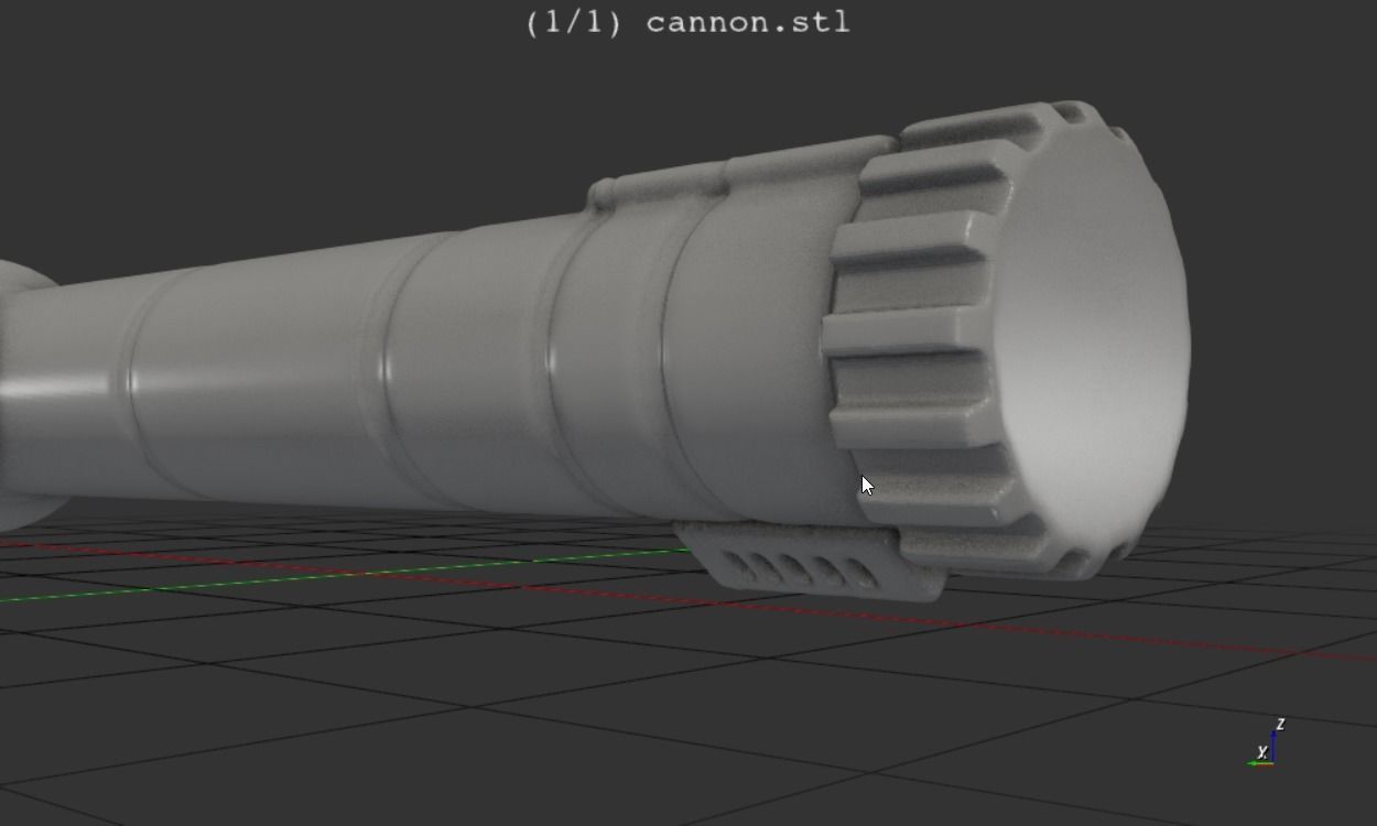 brawlhalla cannon of Isaiah 3D print model_30