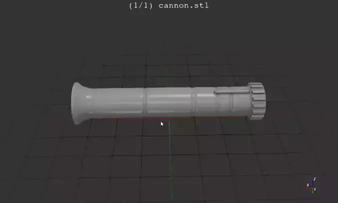 brawlhalla cannon of Isaiah 3D print model