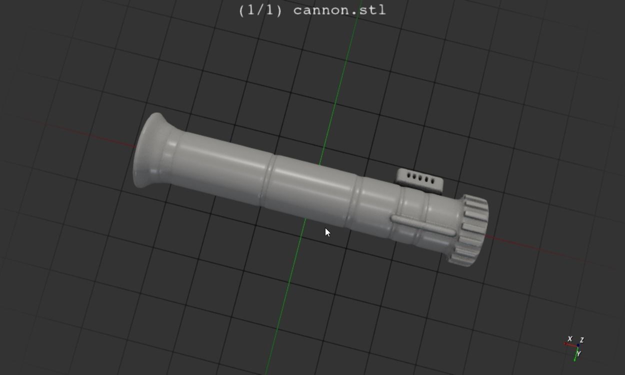 brawlhalla cannon of Isaiah 3D print model_14