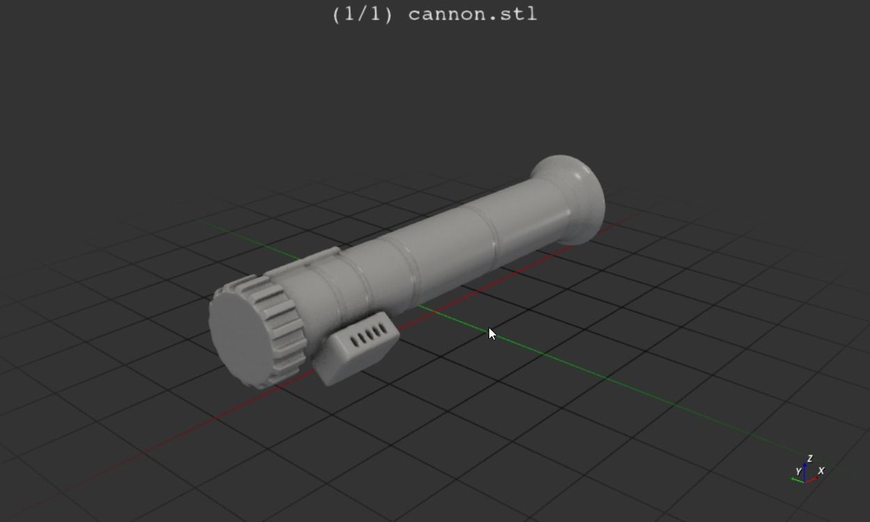 brawlhalla cannon of Isaiah 3D print model_32