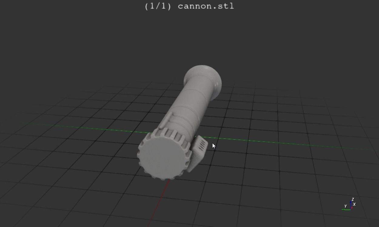 brawlhalla cannon of Isaiah 3D print model_42