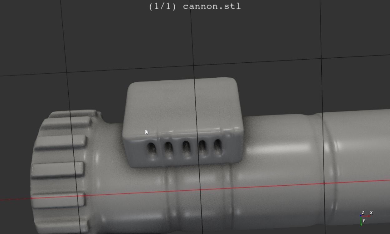 brawlhalla cannon of Isaiah 3D print model_12