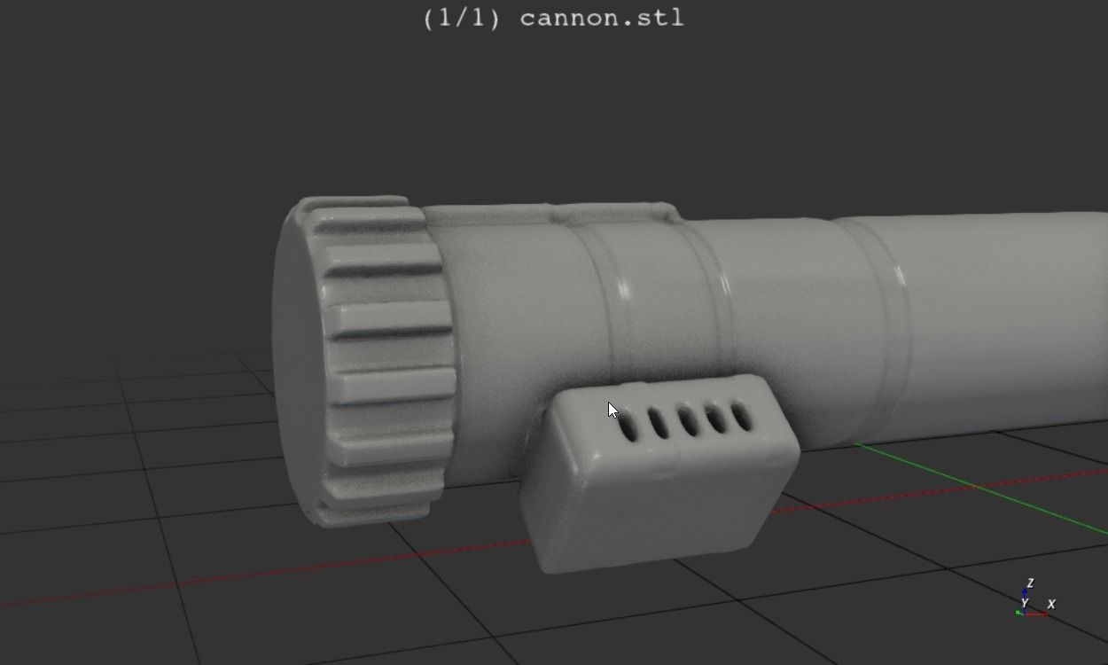 brawlhalla cannon of Isaiah 3D print model_33