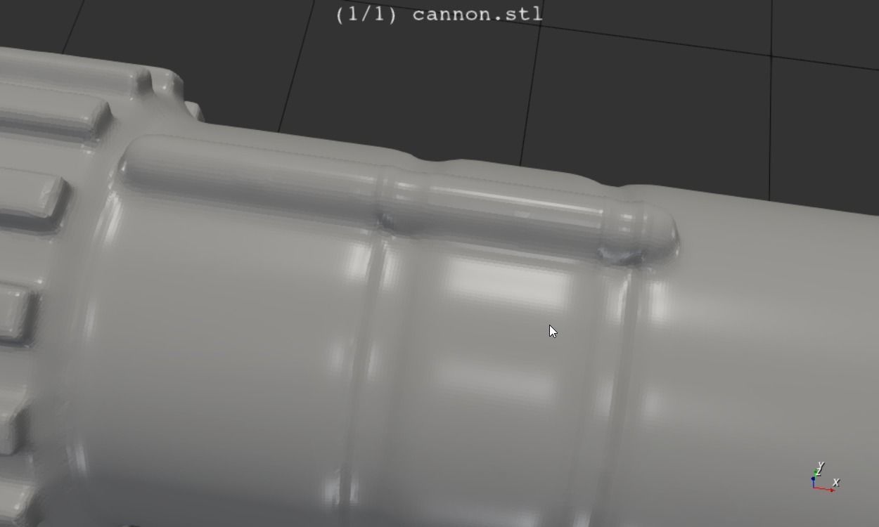 brawlhalla cannon of Isaiah 3D print model_35