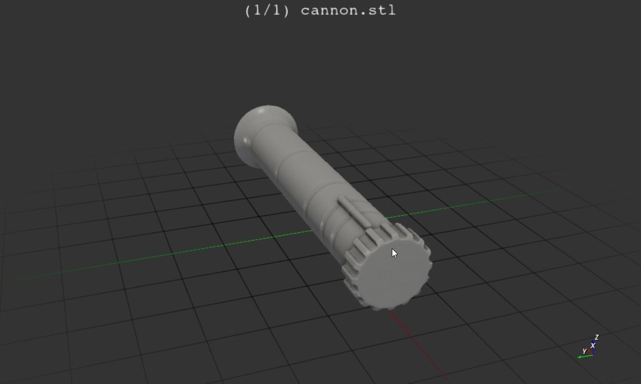 brawlhalla cannon of Isaiah 3D print model_21