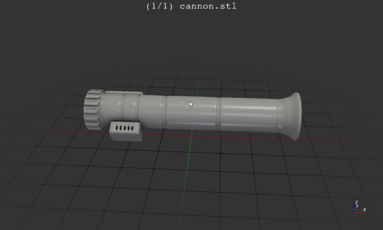 brawlhalla cannon of Isaiah 3D print model_27