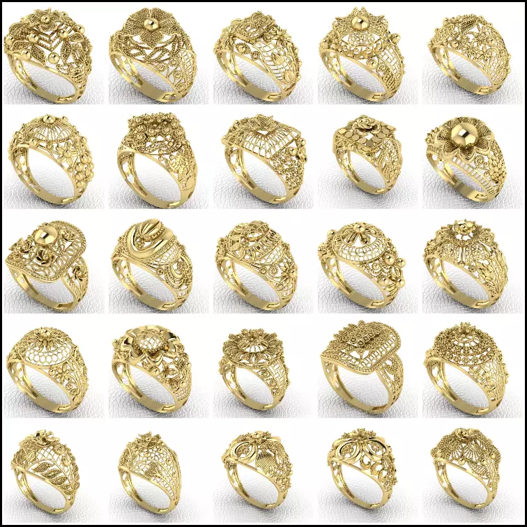 KATAK RINGS 3D print model