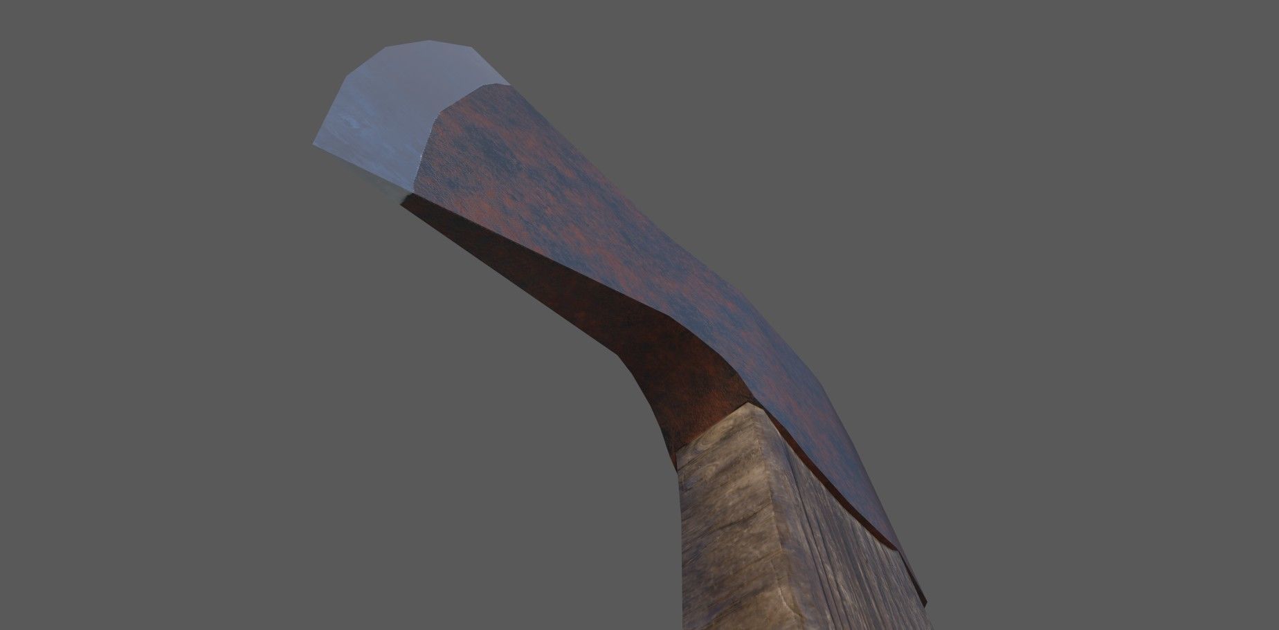 old axe Free low-poly 3D model_6
