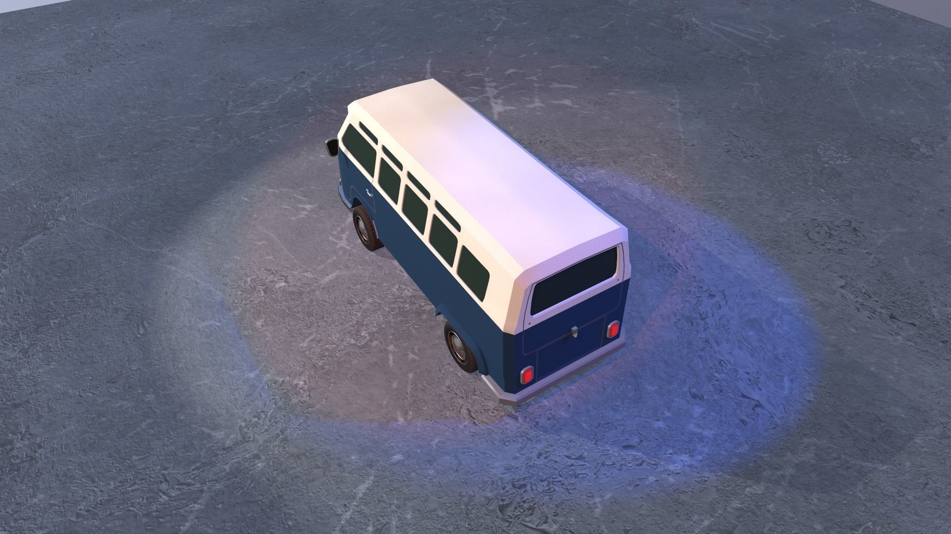Woki Bus Low-poly 3D model_5