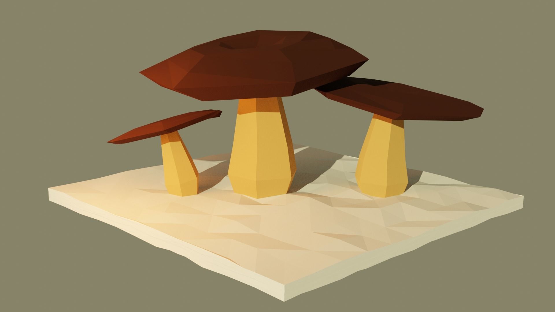 Low poly Forest Pack Free low-poly 3D model_8