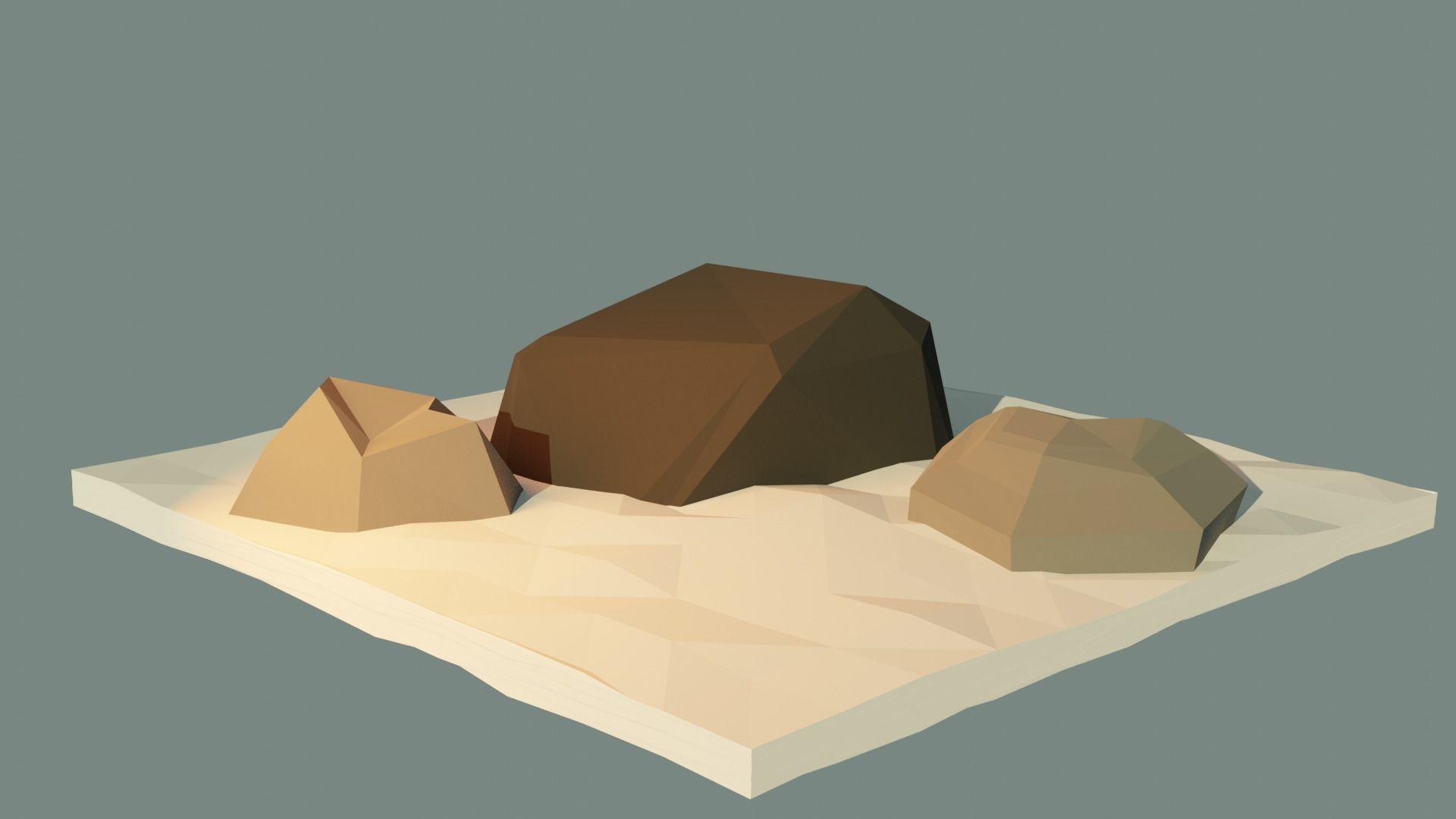 Low poly Forest Pack Free low-poly 3D model_13