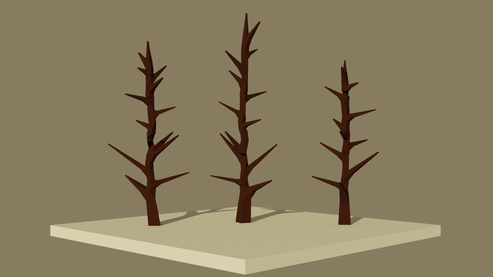 Low poly Forest Pack Free low-poly 3D model_3