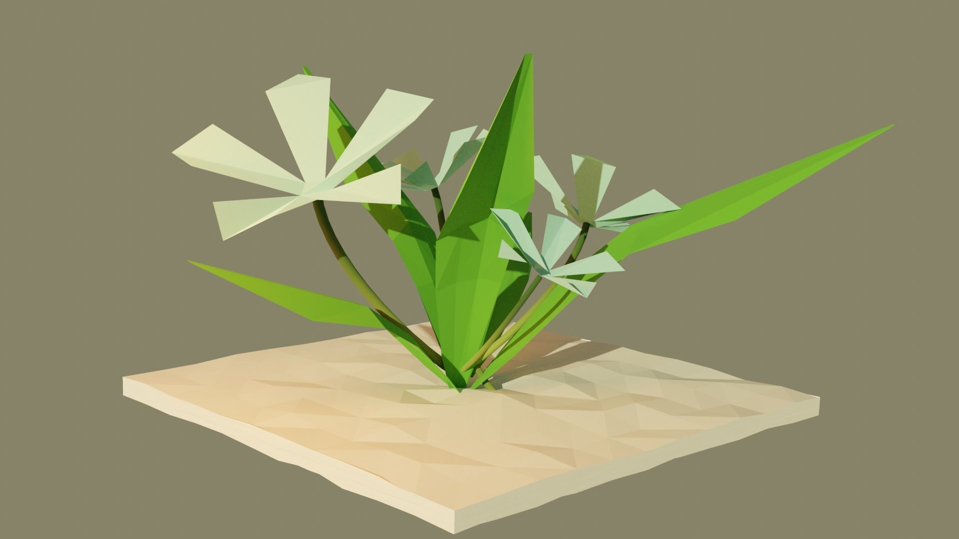 Low poly Forest Pack Free low-poly 3D model_6