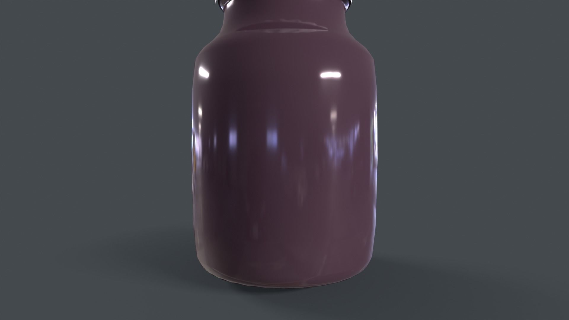 Medicine Bottle Low-poly 3D model_3