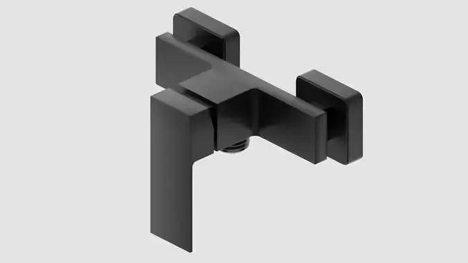 Faucet for shower PBR low-poly