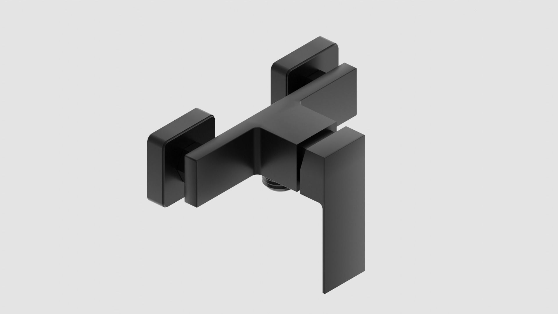 Faucet for shower PBR low-poly Low-poly 3D model_1