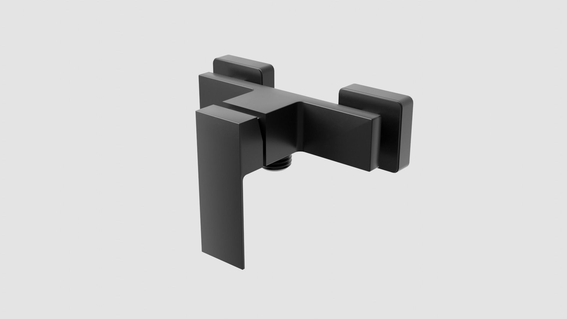 Faucet for shower PBR low-poly Low-poly 3D model_3