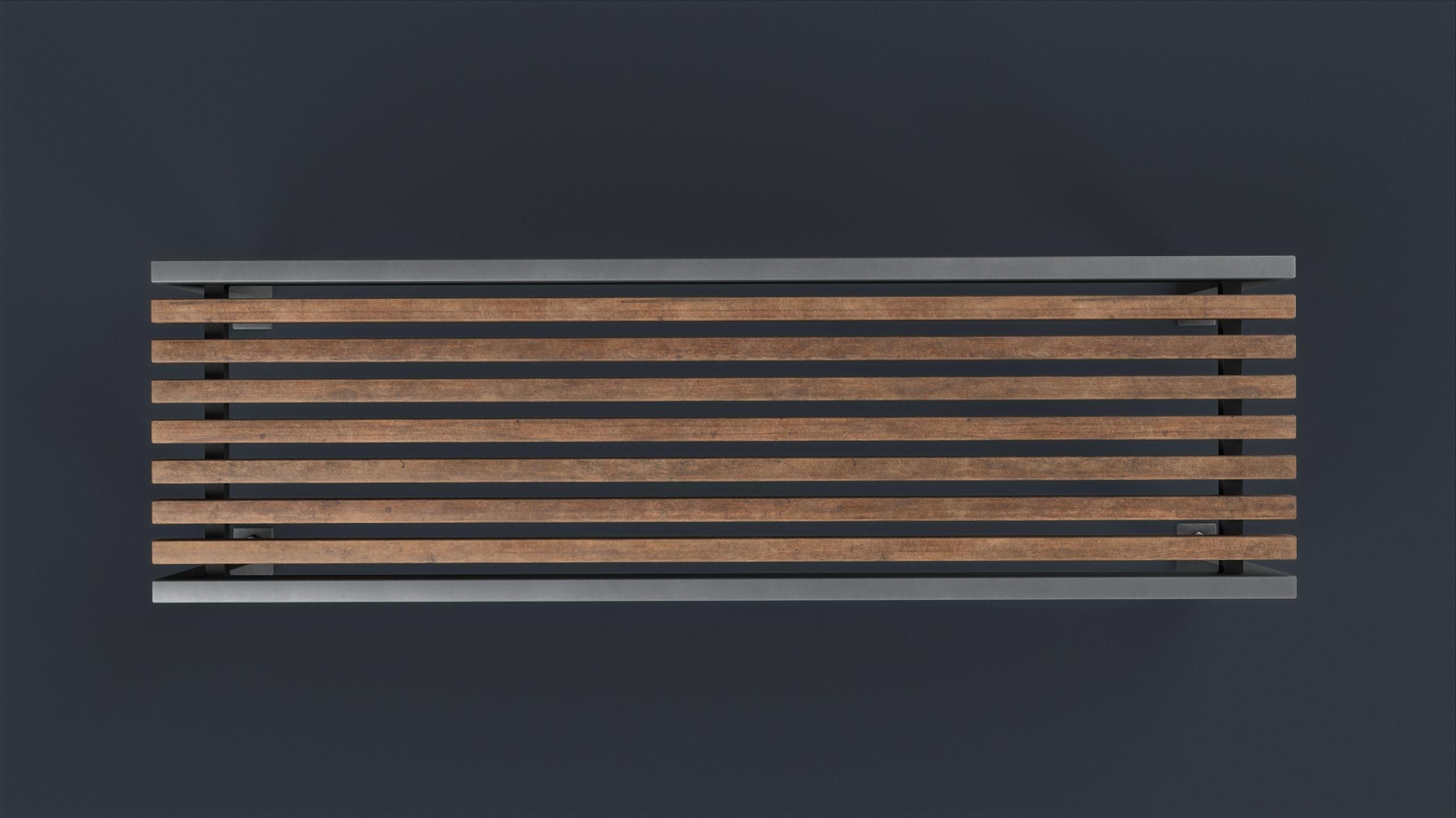 3D model Modern Outdoor Bench 20 PBR Game Ready VR / AR / low-poly ...