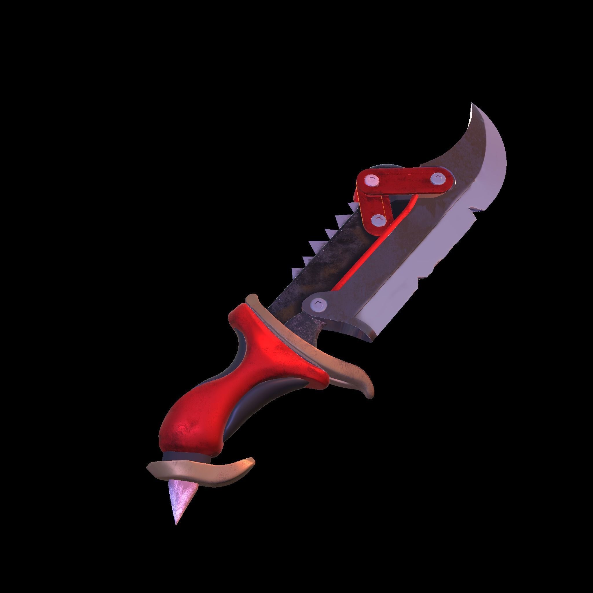 Junker Queen Knife from Overwatch 2 3D print model_2
