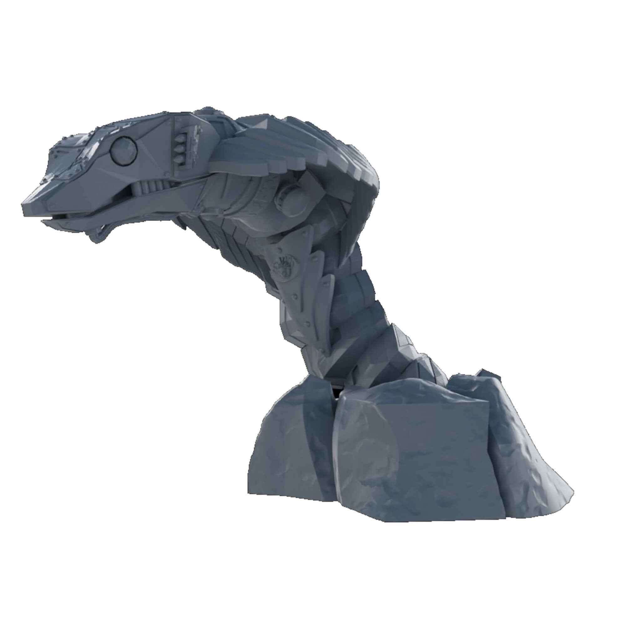 Cyber Snakes and Worms Sci Fi Mech With Optional Weapons 3D print model_21