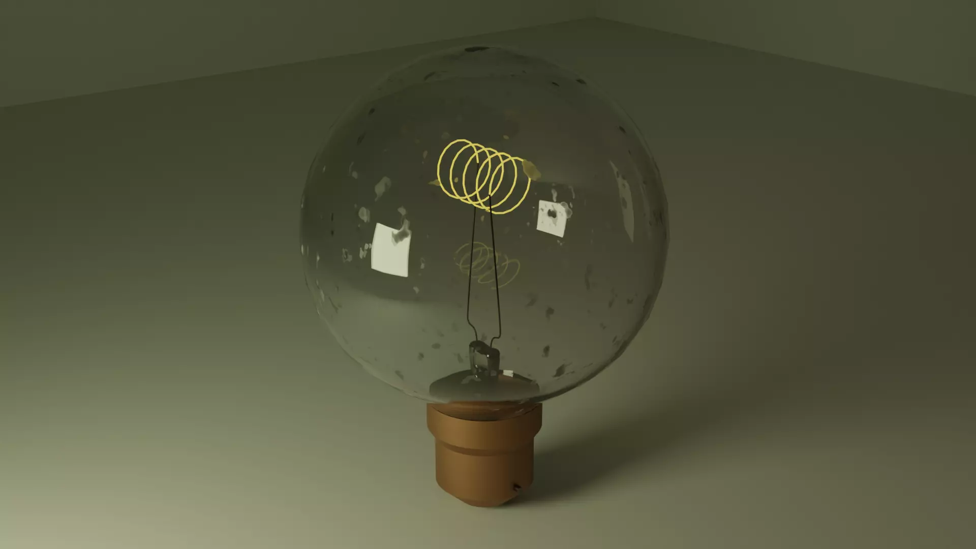 Edison Light Bulb High Poly Free 3D model