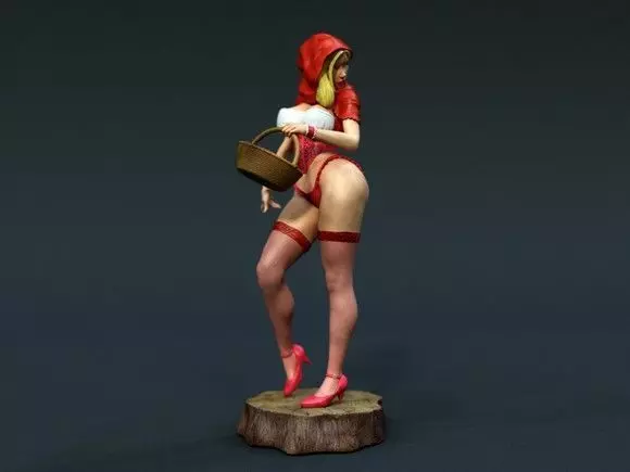 Red Riding Hood 3D print model_0