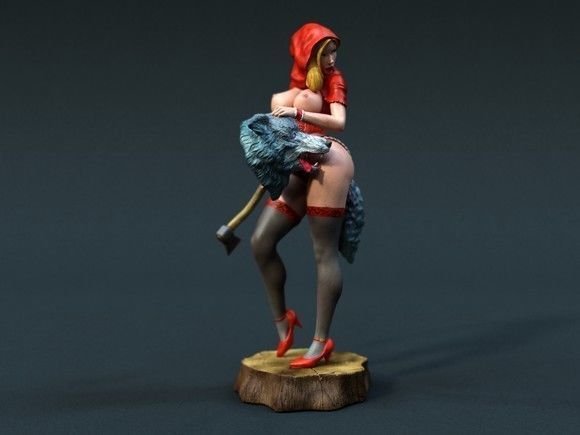 Red Riding Hood 3D print model_2