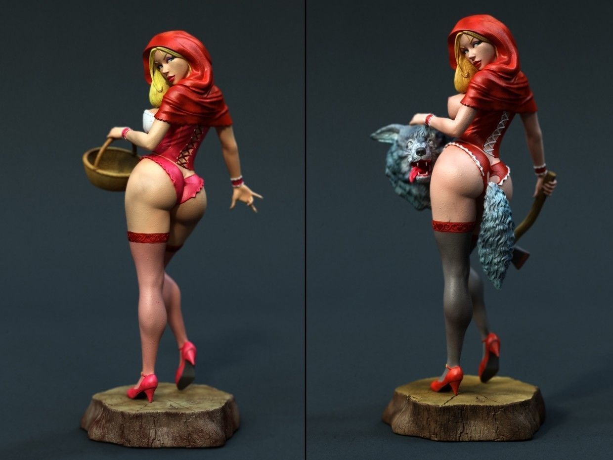 Red Riding Hood 3D print model_4