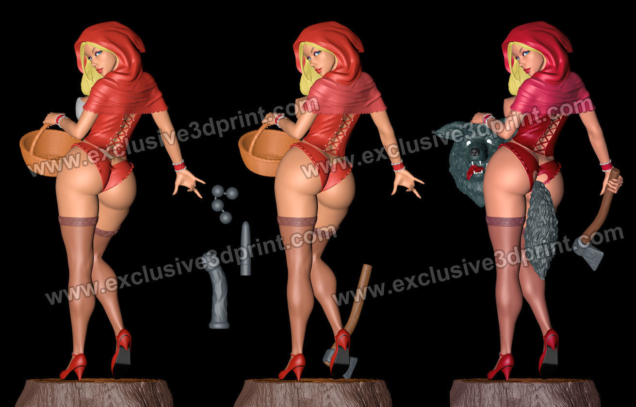 Red Riding Hood 3D print model_3