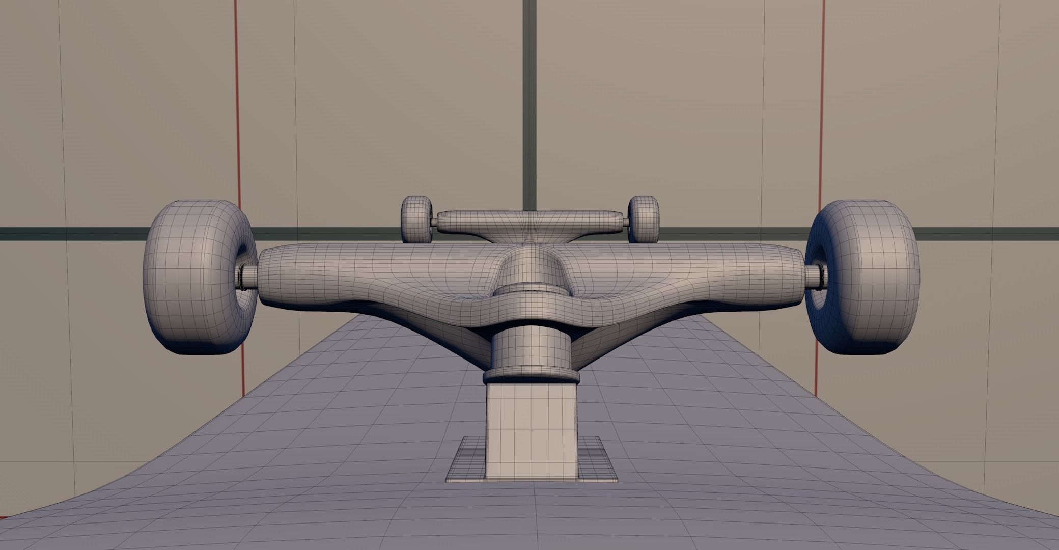 Skateboard PBR 3D model_11