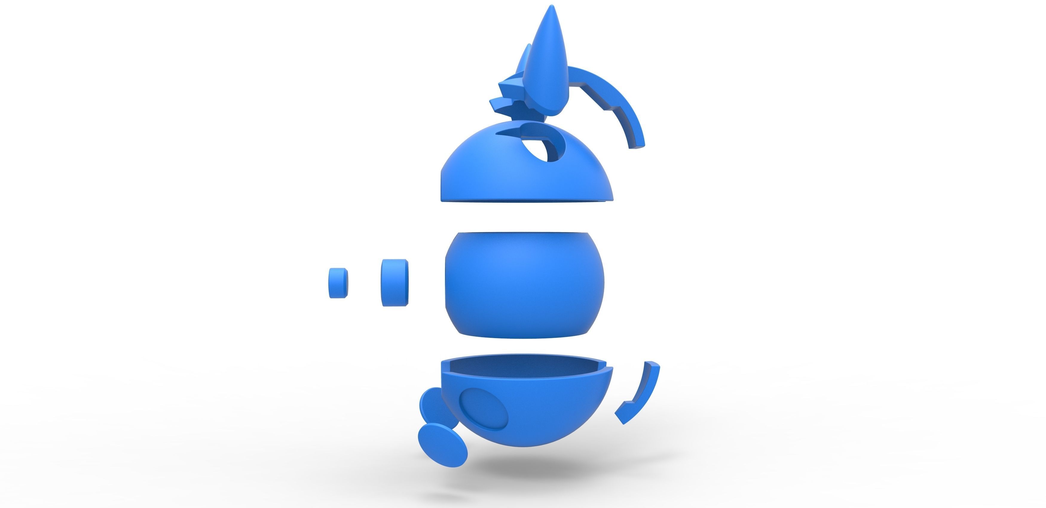 Pachirisu orb 3D print model_23