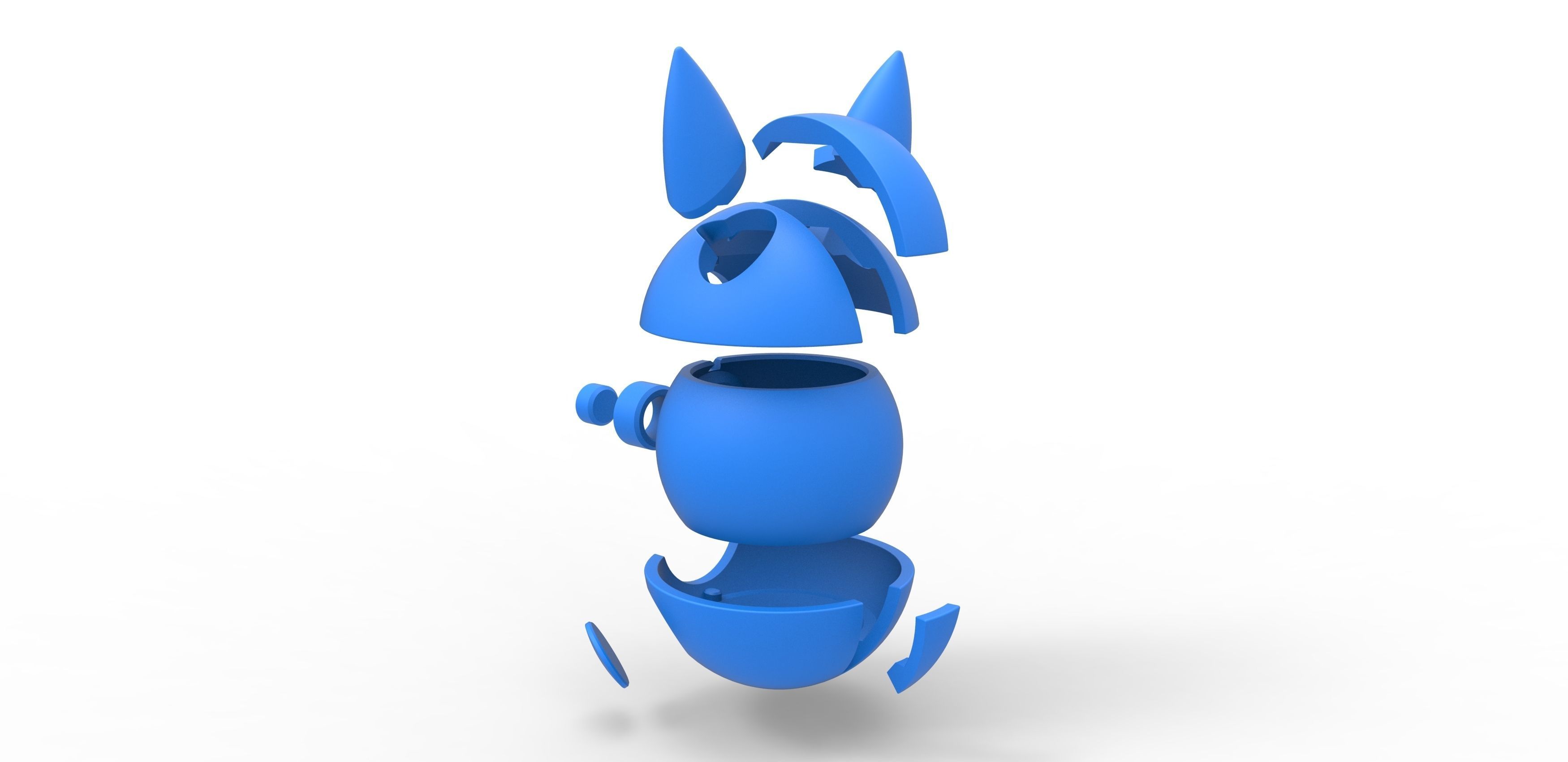 Pachirisu orb 3D print model_24