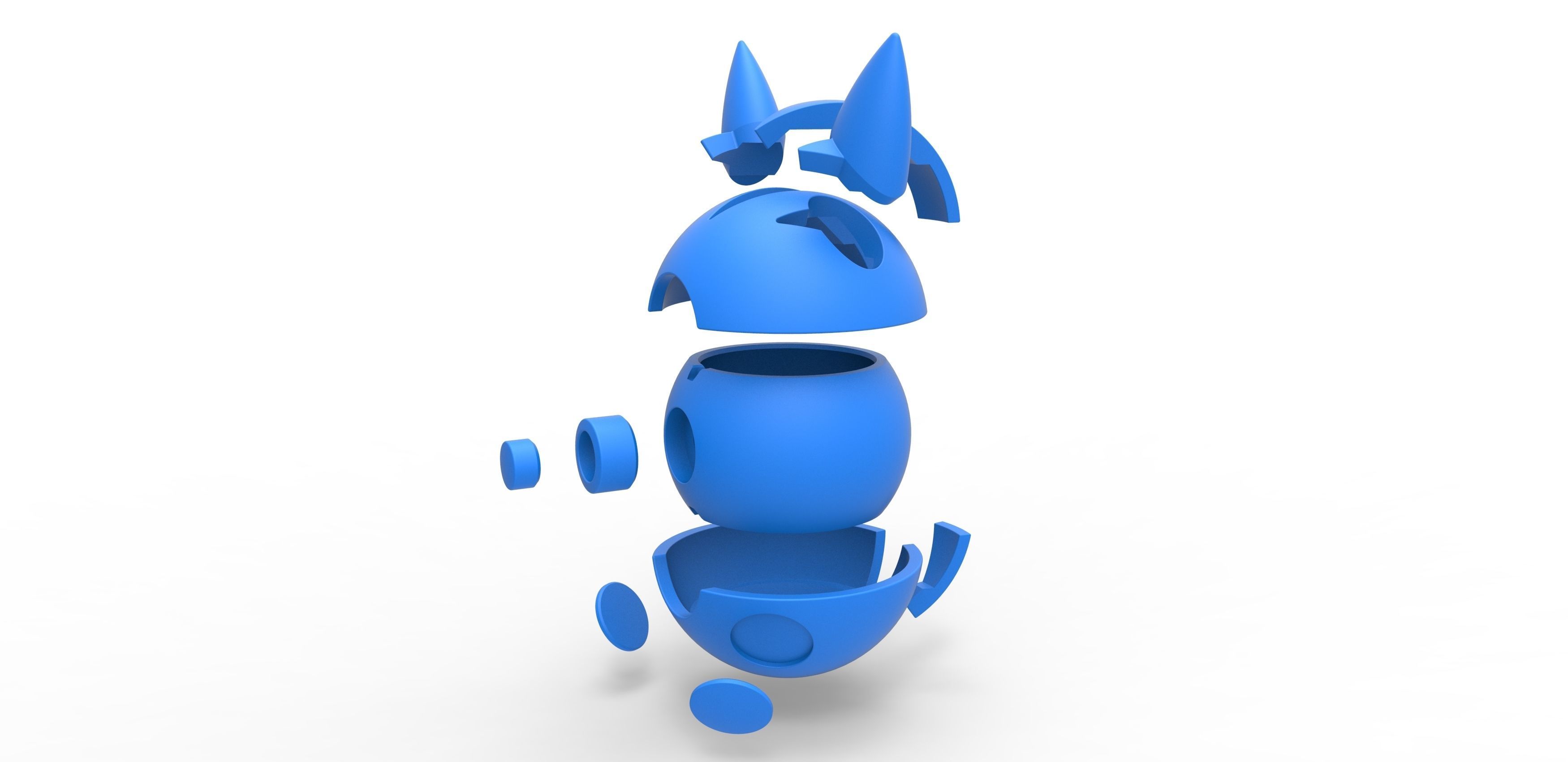 Pachirisu orb 3D print model_20