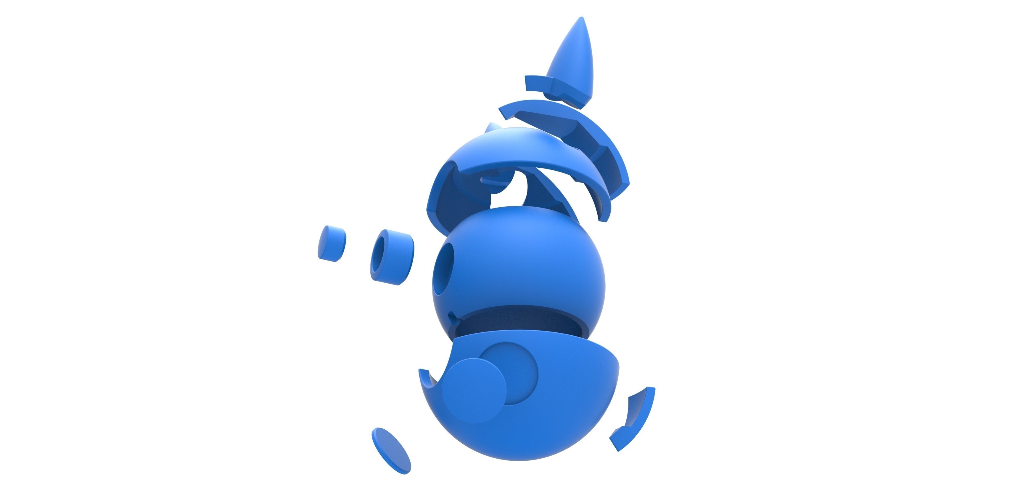 Pachirisu orb 3D print model_21