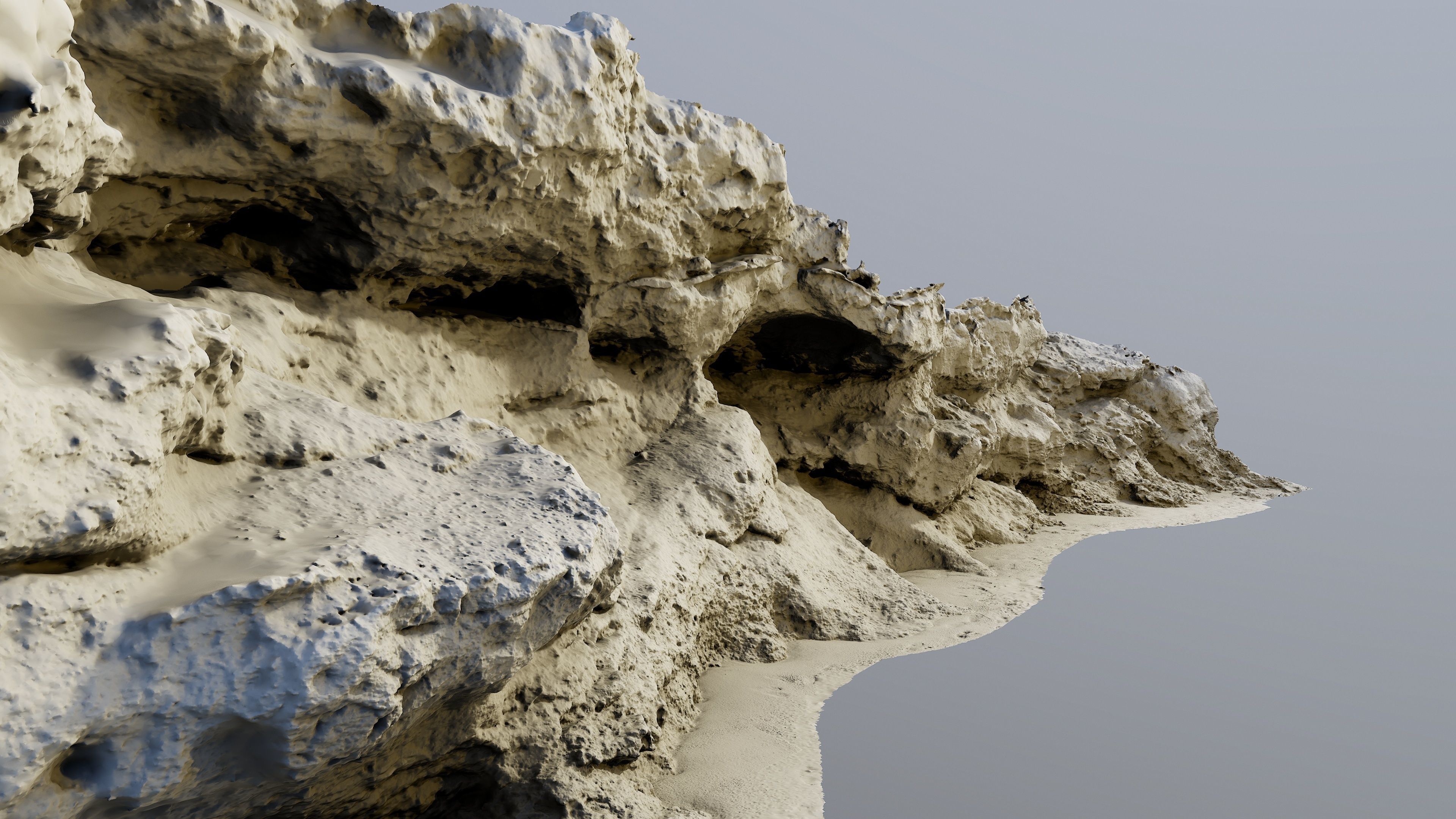 cliff0001 rock formation  3D model_5
