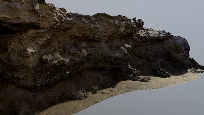 cliff0001 rock formation  3D model
