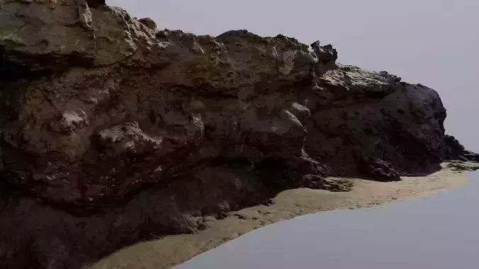 cliff0001 rock formation  3D model