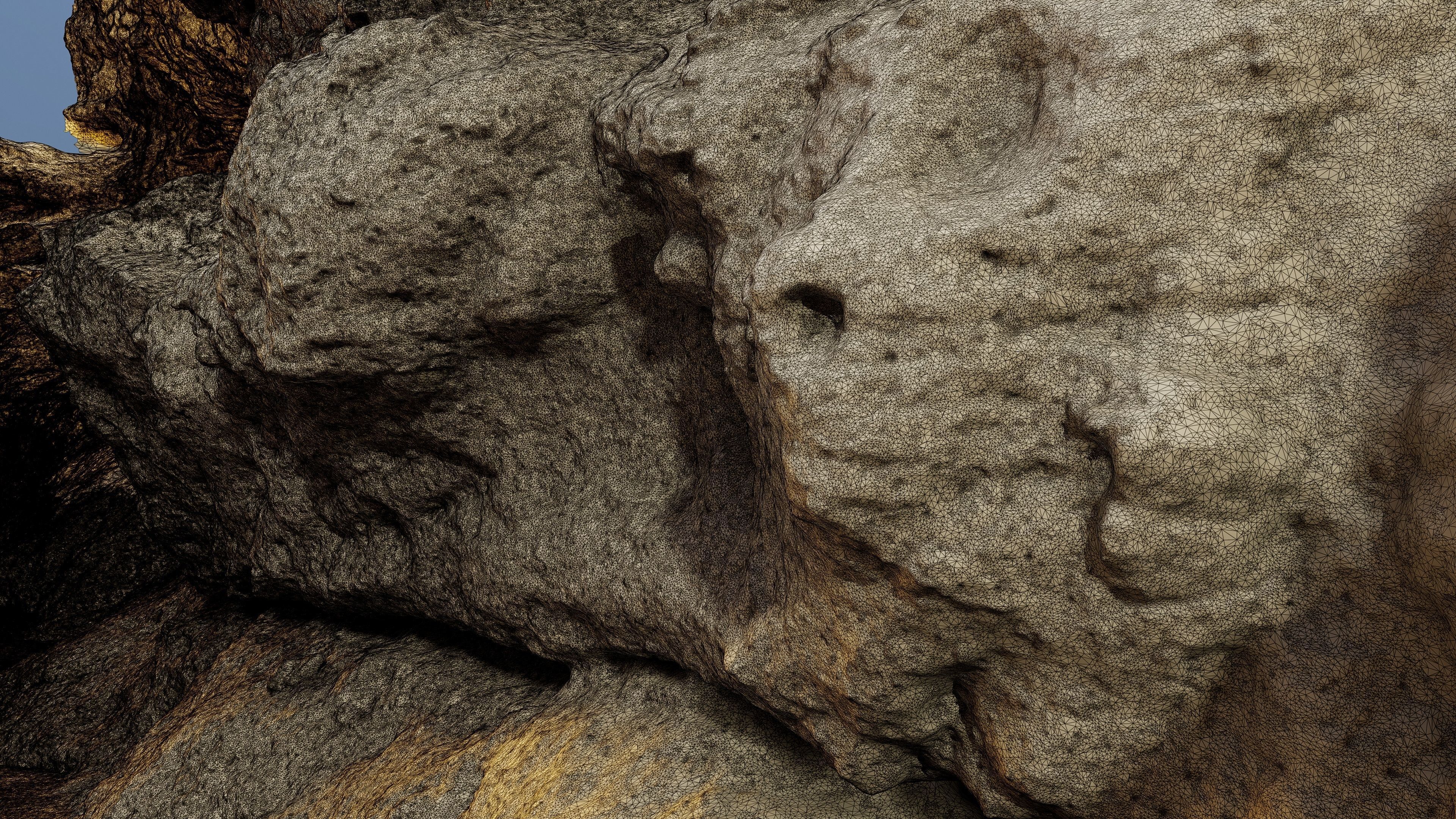 cliff0001 rock formation  3D model_11